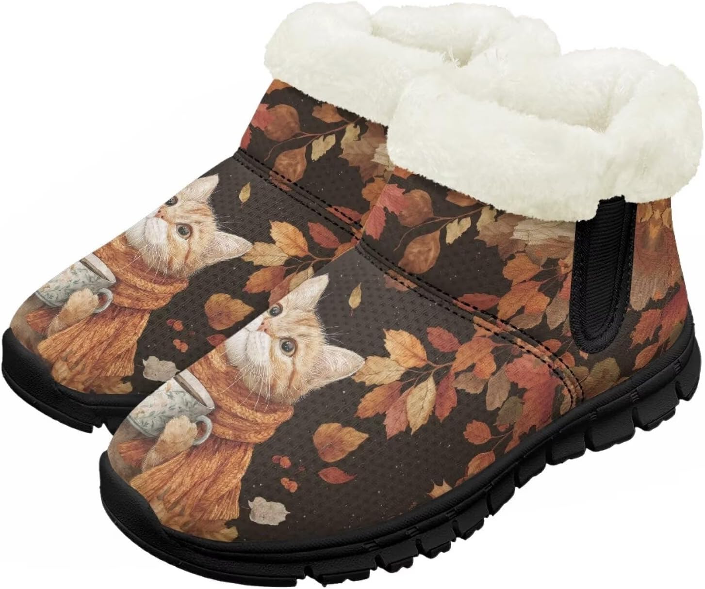 Детские зимние ботинки для девочек и мальчиков, утепленные, с меховой подкладкой, водонепроницаемые, легкие, противоскользящие Chririnla, Maple Leaf Coffee Cat
Детские зимние ботинки для девочек и мальчиков, утепленные, с меховой подкладкой, водонепроницаемые, легкие, противоскользящие Chririnla, Maple Leaf Coffee Cat