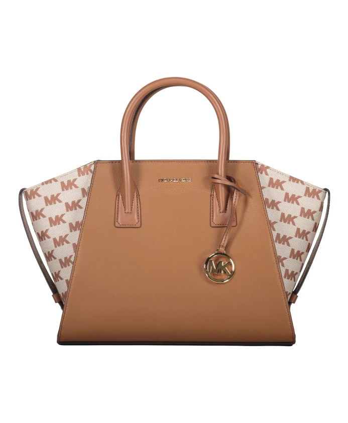 Стильная сумка из кожи и ткани. Michael Kors, коричневый
Стильная сумка из кожи и ткани. Michael Kors, коричневый