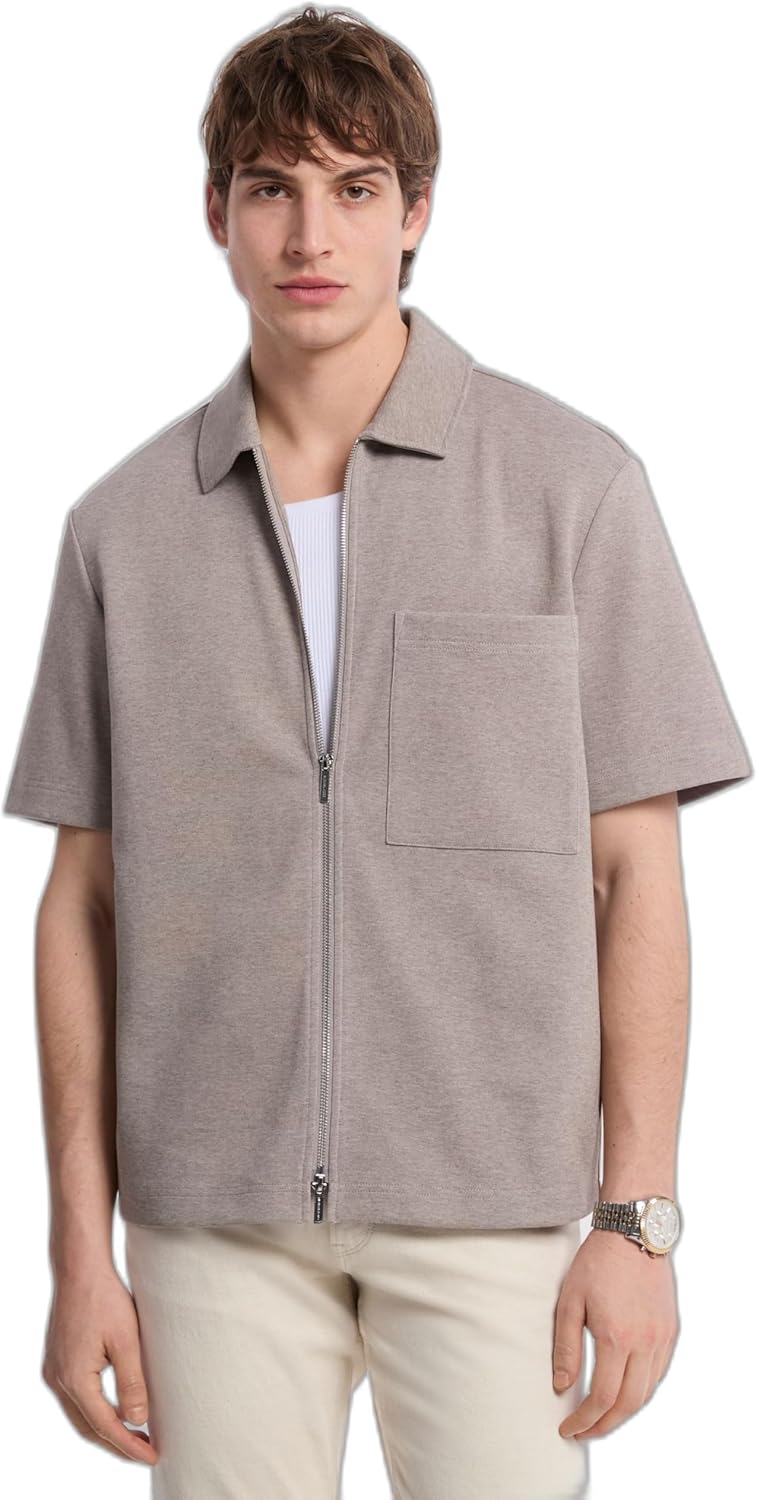 Michael Kors мужская кофта с молнией, Chestnut Heather
Michael Kors мужская кофта с молнией, Chestnut Heather