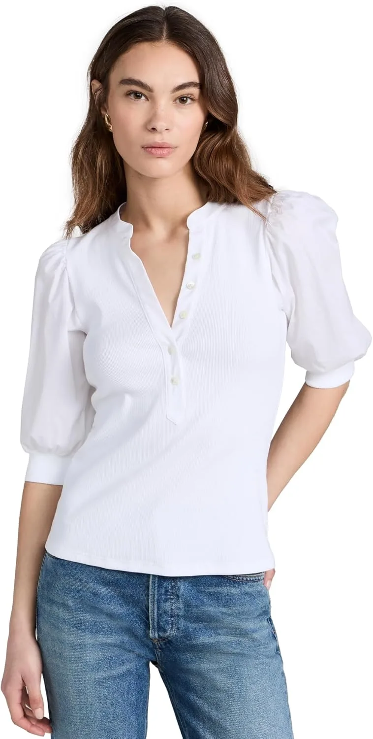 Veronica Beard женский белый топ Coralee с рукавами-фонариками
Veronica Beard женский белый топ Coralee с рукавами-фонариками