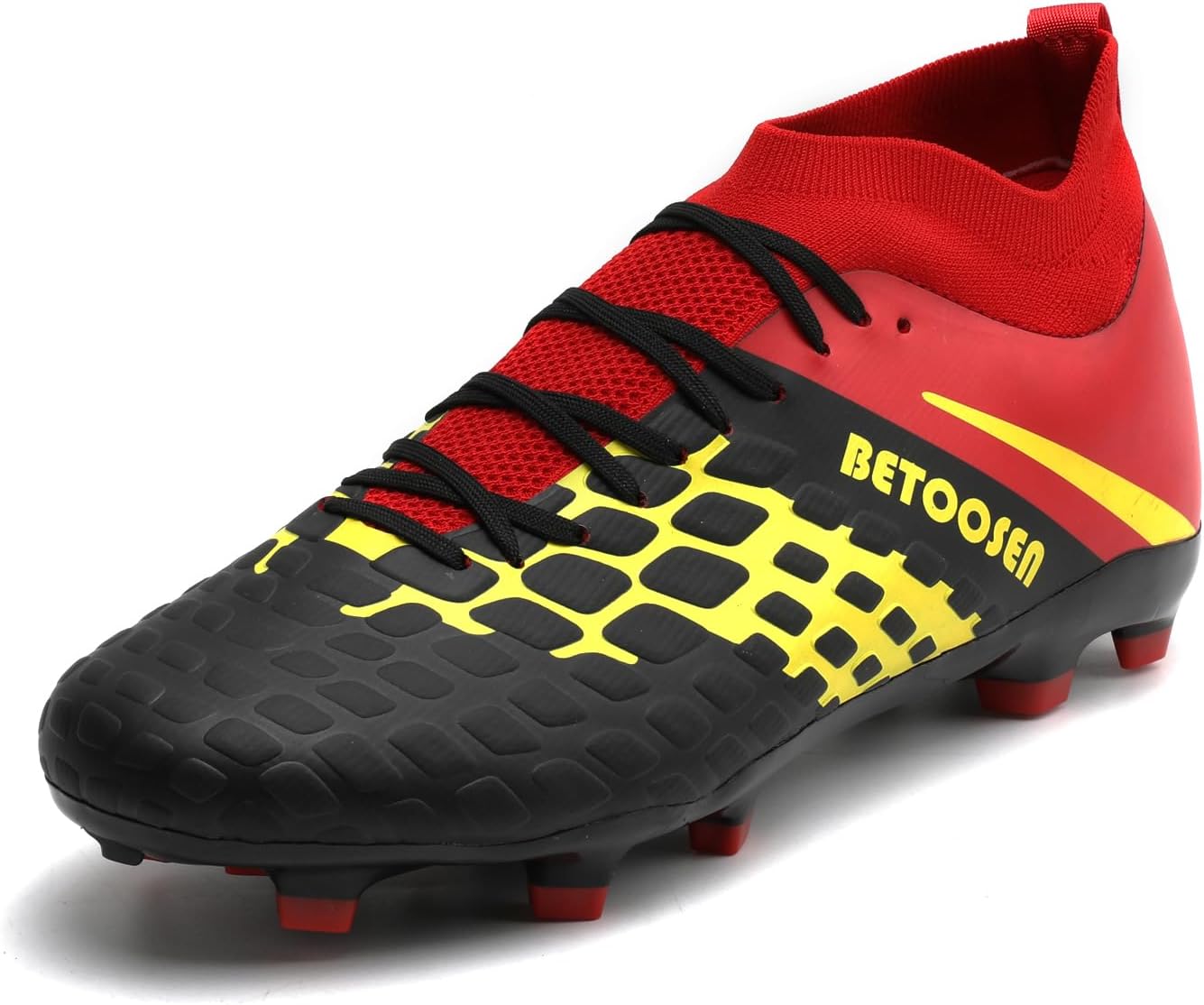 Мужские футбольные бутсы для игры на твердом грунте, кроссовки для футбола и футзала Betoosen, красный
Мужские футбольные бутсы для игры на твердом грунте, кроссовки для футбола и футзала Betoosen, красный