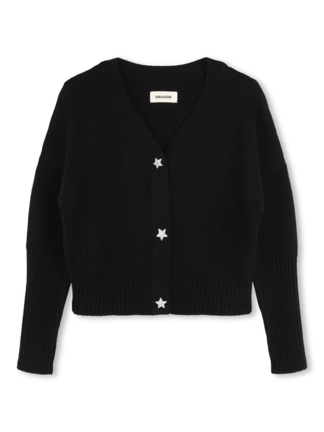 Детский кардиган Zadig & Voltaire с v-образным вырезом Zadig & Voltaire Kids, черный
Детский кардиган Zadig & Voltaire с v-образным вырезом Zadig & Voltaire Kids, черный
