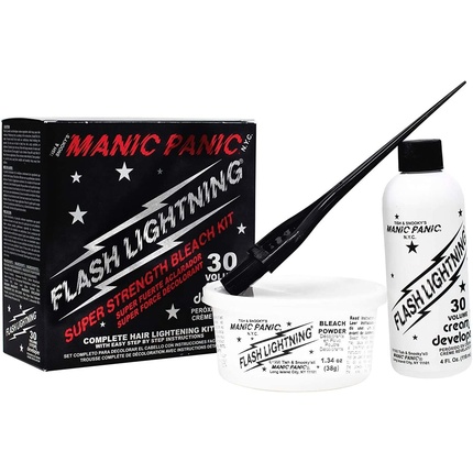 Набор для обесцвечивания Flash Lightning 30 Volume Manic Panic
Набор для обесцвечивания Flash Lightning 30 Volume Manic Panic