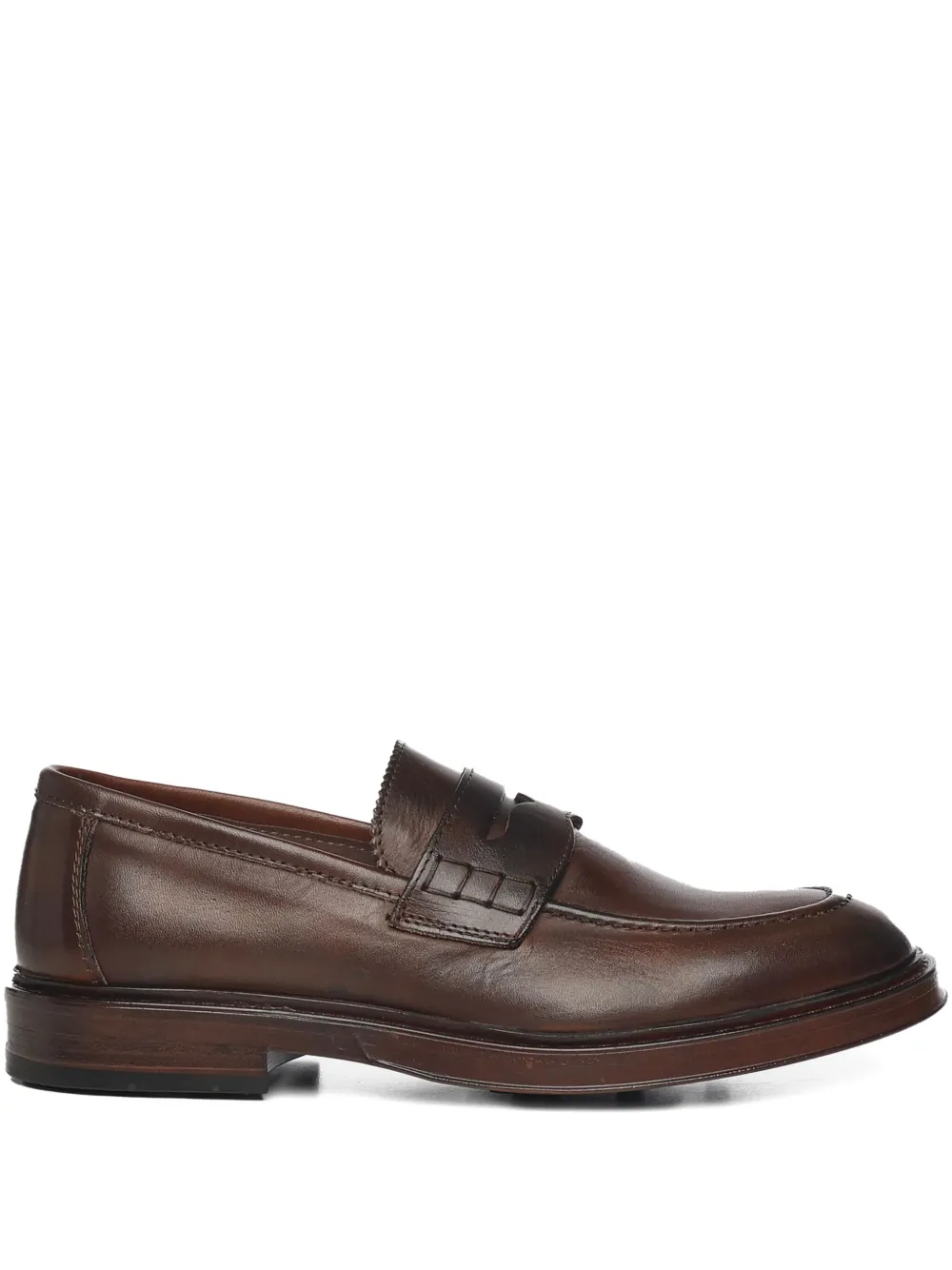 Кожаные лоферы с круглым носом Giuliano Galiano, коричневый
Кожаные лоферы с круглым носом Giuliano Galiano, коричневый