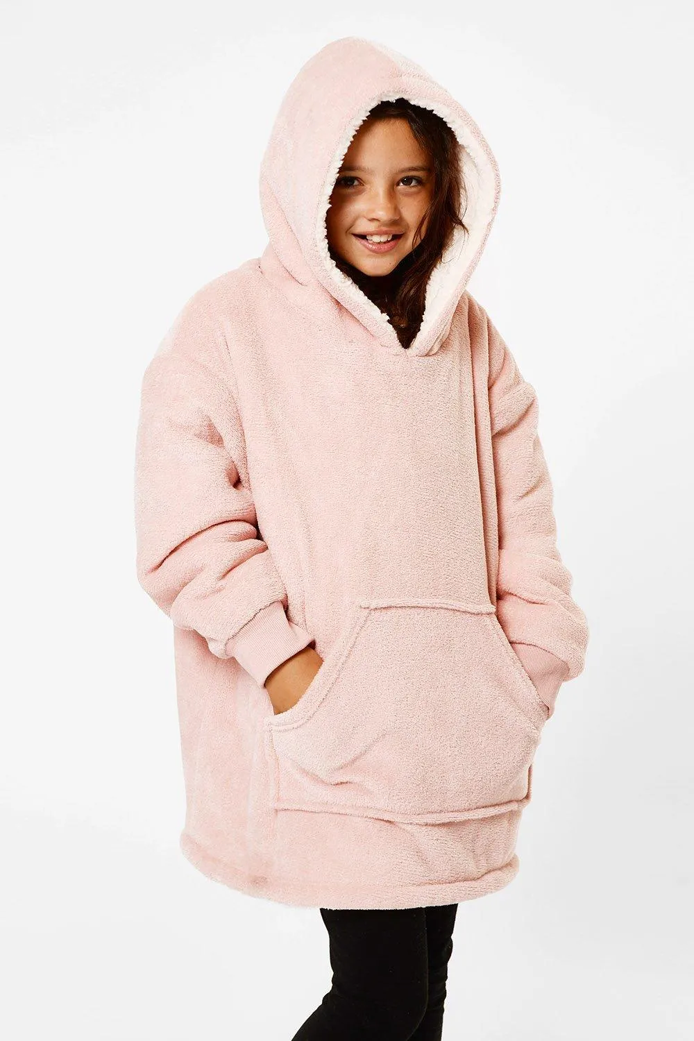 Оверсайз мягкое одеяло с капюшоном из шерпы, которое можно носить Sienna, розовый
Оверсайз мягкое одеяло с капюшоном из шерпы, которое можно носить Sienna, розовый