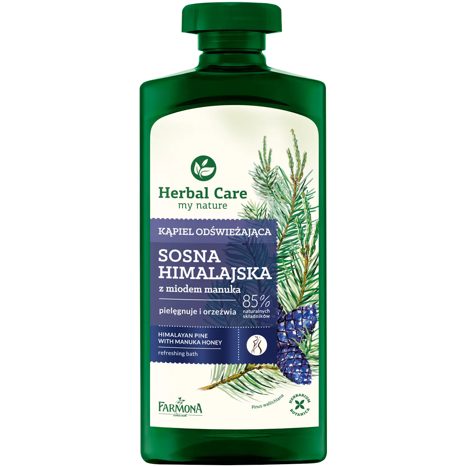 Освежающая ванна Herbal Care Sosna Himalajska Z Miodem Manuka, 500 мл
Освежающая ванна Herbal Care Sosna Himalajska Z Miodem Manuka, 500 мл