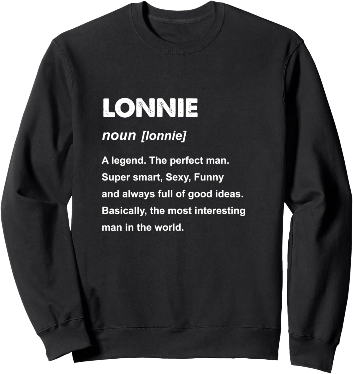 Толстовка с именем Лонни Lonnie Name Shirts & Gifts, черный
Толстовка с именем Лонни Lonnie Name Shirts & Gifts, черный