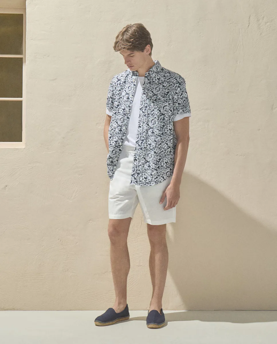 Мужские шорты-бермуды, обычный лен, хлопок Dustin, белый
Мужские шорты-бермуды, обычный лен, хлопок Dustin, белый