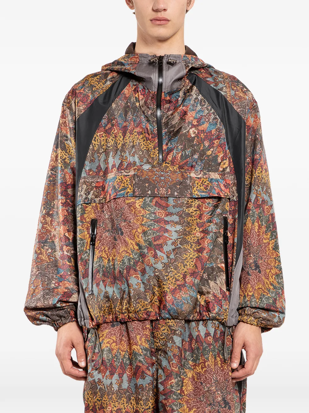 Куртка с капюшоном и контрастными вставками на плечах Khoki, коричневый
Куртка с капюшоном и контрастными вставками на плечах Khoki, коричневый