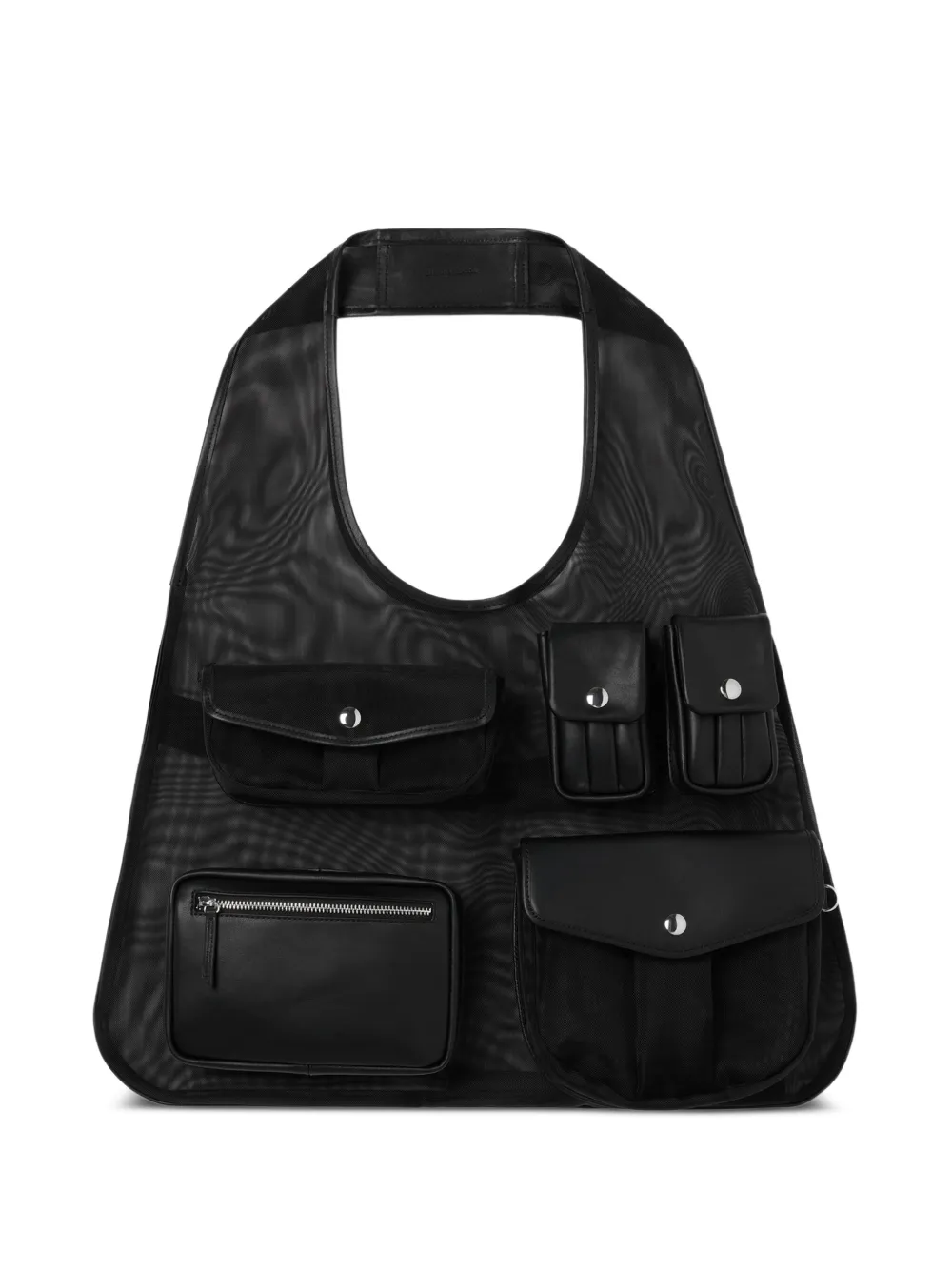 Сетчатая сумка на плечо с карманом Simone Rocha, черный
Сетчатая сумка на плечо с карманом Simone Rocha, черный