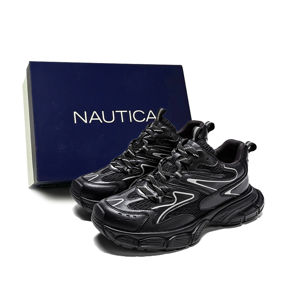 Nautica Мужские низкие массивные кроссовки для увеличения роста, черный
Nautica Мужские низкие массивные кроссовки для увеличения роста, черный