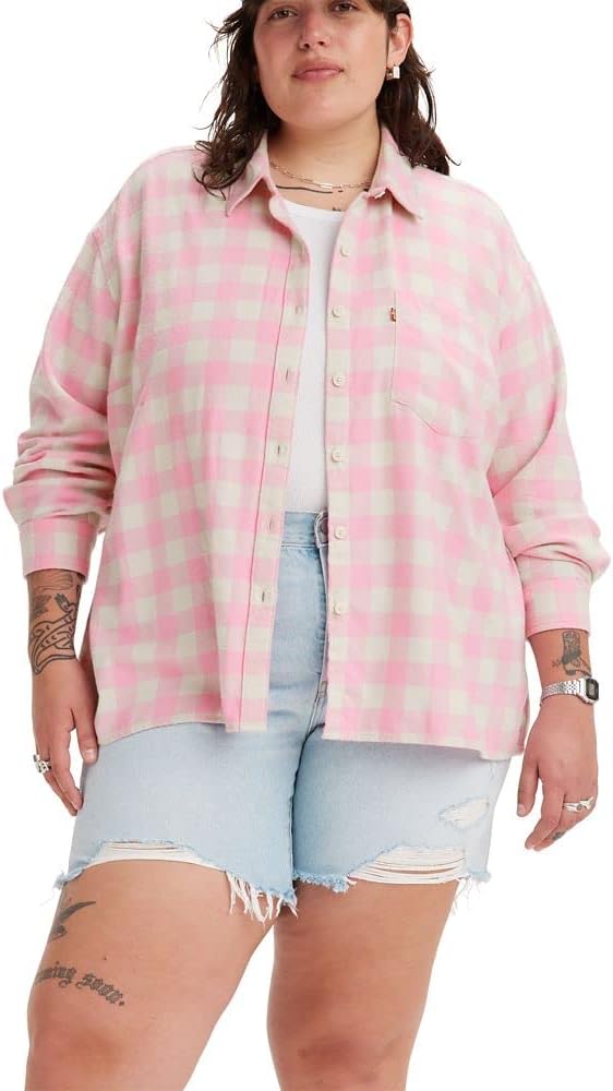 Женская фланелевая рубашка Levi's Davy, Shailene Plaid Begonia Pink
Женская фланелевая рубашка Levi's Davy, Shailene Plaid Begonia Pink