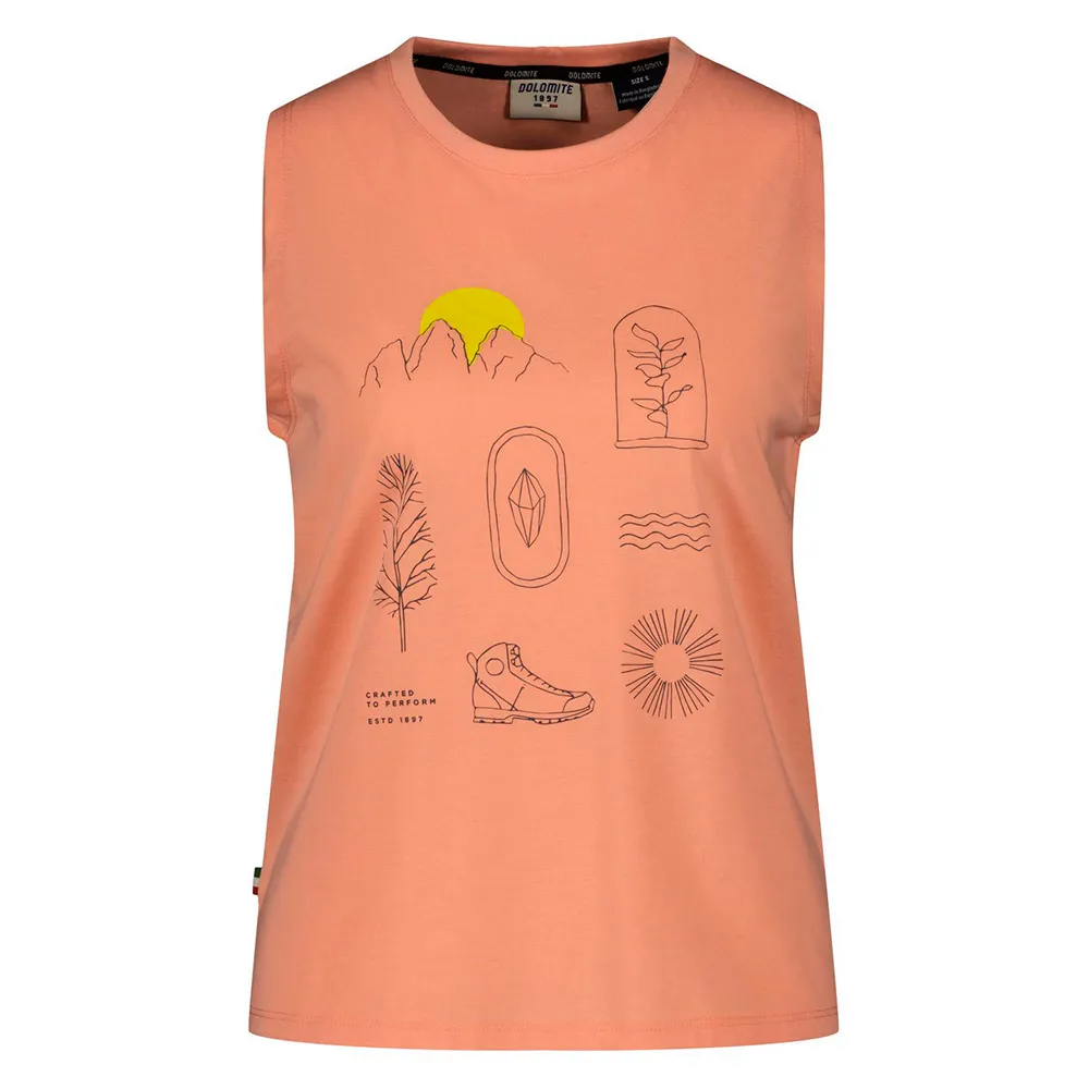 Футболка без рукавов Dolomite Latemar, оранжевый
Футболка без рукавов Dolomite Latemar, оранжевый
