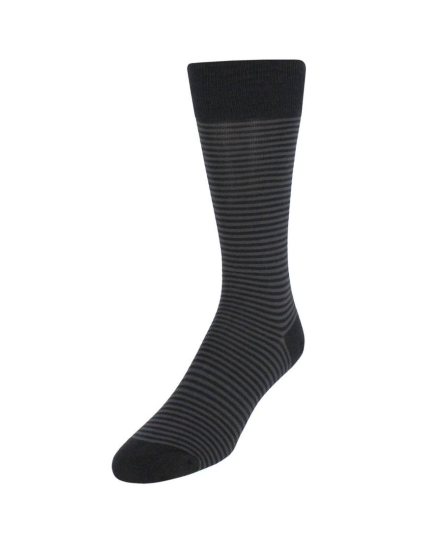 Мужские полосатые носки Carvel из хлопка пима средней высоты (1 пара) TRAFALGAR, Black and charcoal stripes
Мужские полосатые носки Carvel из хлопка пима средней высоты (1 пара) TRAFALGAR, Black and charcoal stripes