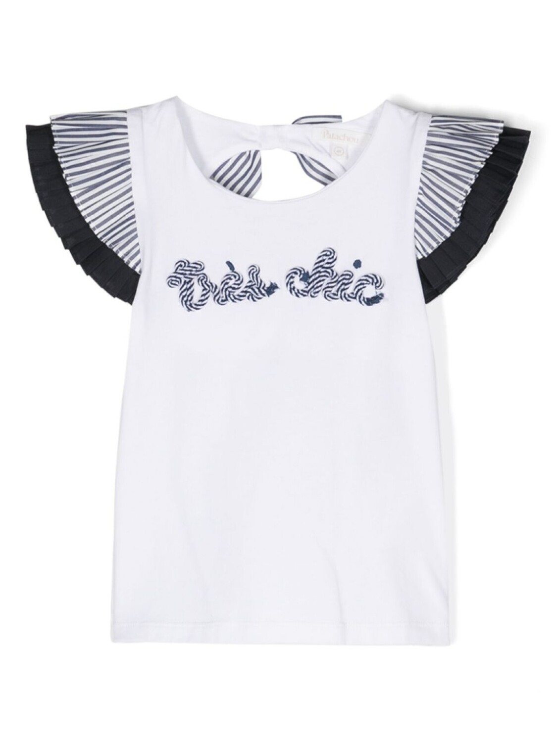 Футболка с вышитой надписью Patachou, белый
Футболка с вышитой надписью Patachou, белый