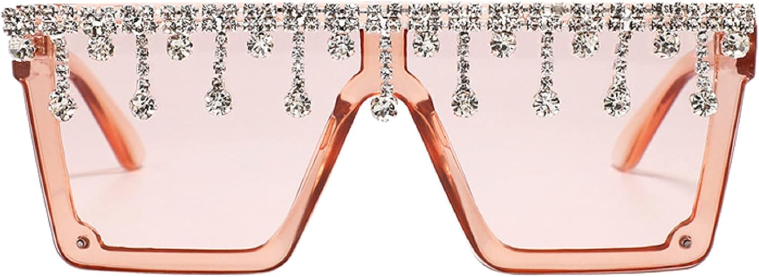 Крупные квадратные солнцезащитные очки с блестками и стразами для женщин и мужчин, с плоской верхней частью, модные солнцезащитные очки с бриллиантовой кисточкой и сверкающими элементами mincl, Champagne
Крупные квадратные солнцезащитные очки с блестками и стразами для женщин и мужчин, с плоской верхней частью, модные солнцезащитные очки с бриллиантовой кисточкой и сверкающими элементами mincl, Champagne