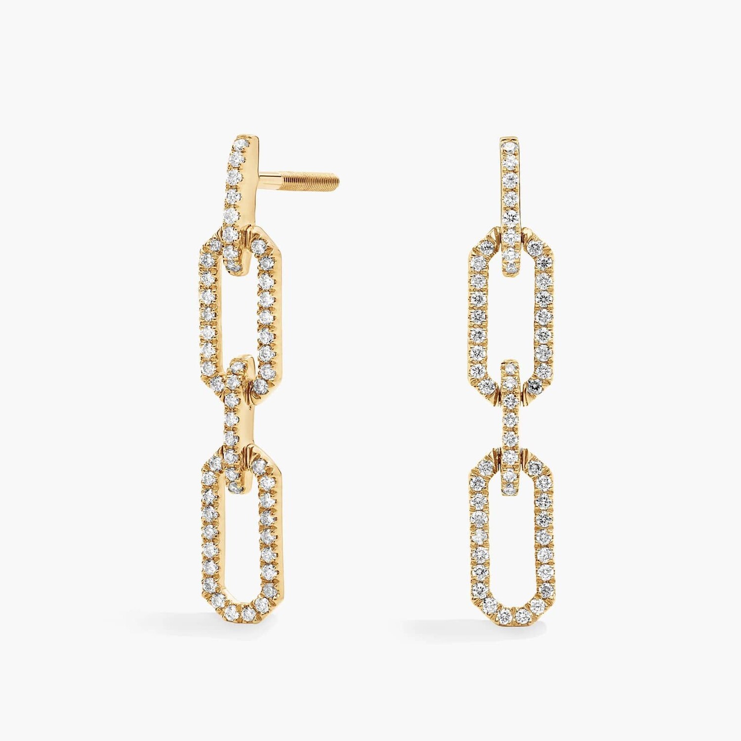 Серьги-подвески в форме скрепки с бриллиантами Pavé из желтого золота 14 карат (2/5 карата Tw.) Blue Nile
Серьги-подвески в форме скрепки с бриллиантами Pavé из желтого золота 14 карат (2/5 карата Tw.) Blue Nile