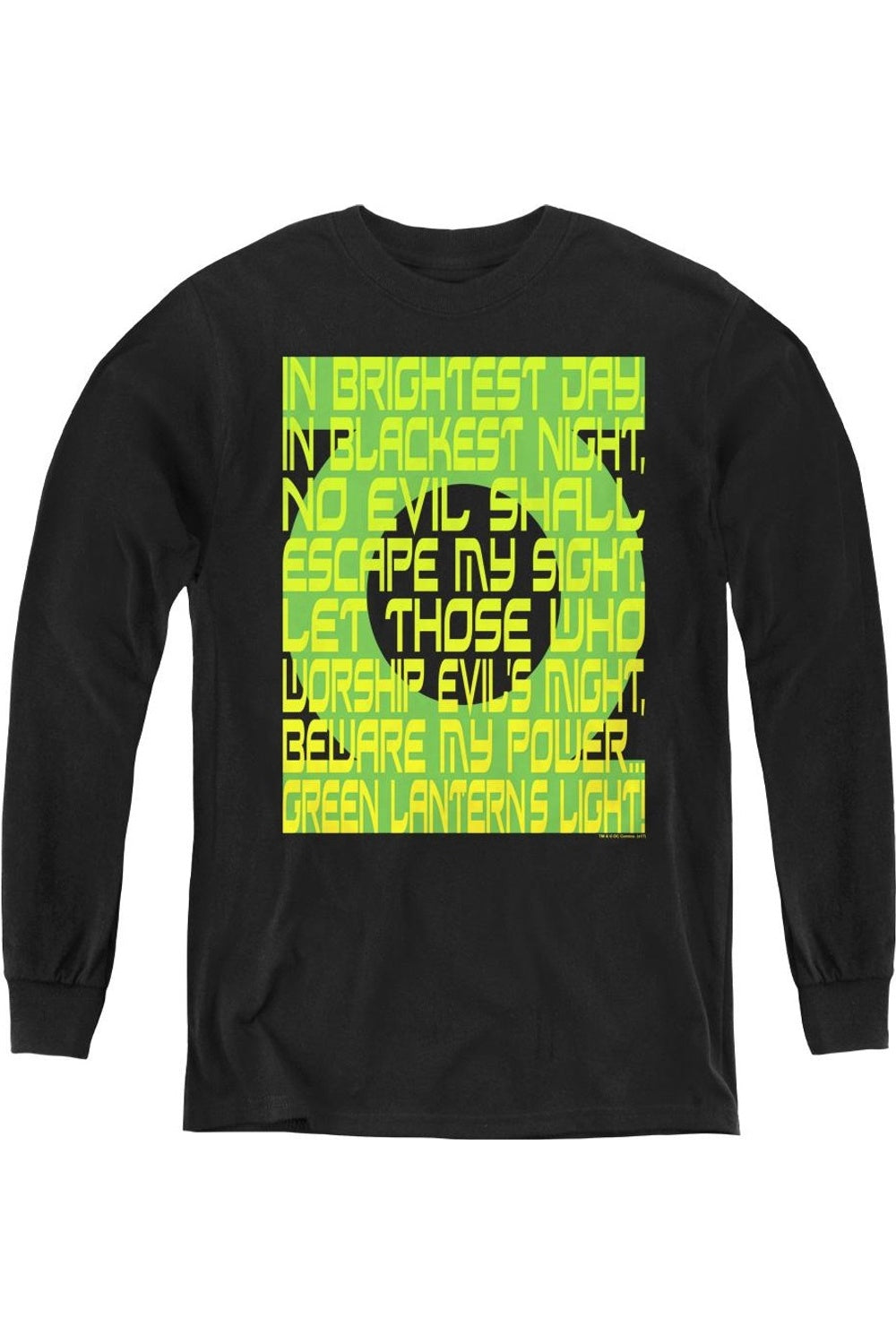 Футболка с длинным рукавом Green Lantern с клятвой Зеленого Фонаря для молодежи Gildan 
Футболка с длинным рукавом Green Lantern с клятвой Зеленого Фонаря для молодежи Gildan