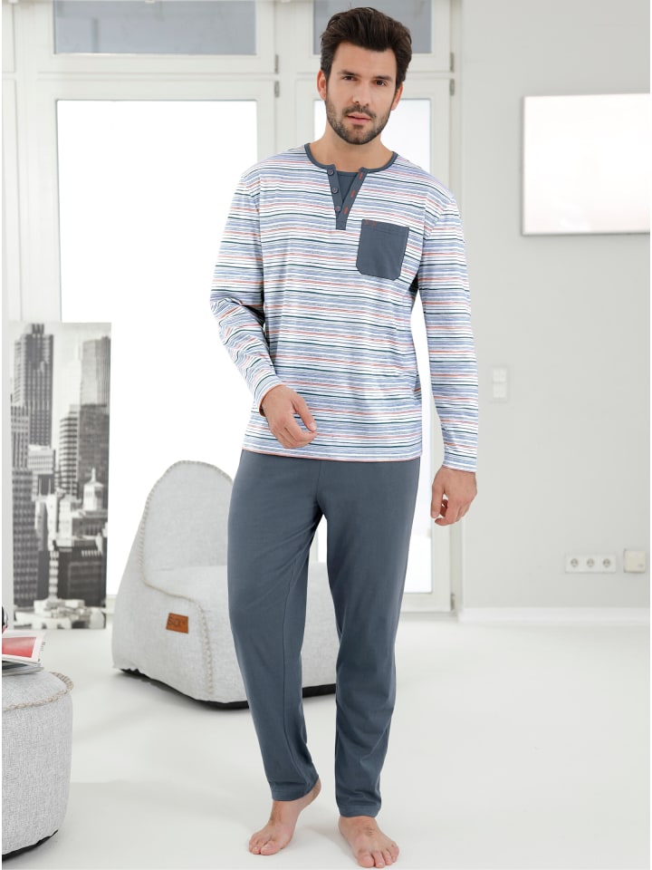 WITT WEIDEN Пижама антрацитового и темно-синего цвета
WITT WEIDEN Пижама антрацитового и темно-синего цвета