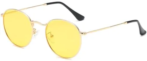 Классические женские круглые солнцезащитные очки 2027 года, розовые, с зеркальным покрытием, в стиле ретро, мужские очки с зеркальным покрытием MTZJH, Clear Yellow
Классические женские круглые солнцезащитные очки 2027 года, розовые, с зеркальным покрытием, в стиле ретро, мужские очки с зеркальным покрытием MTZJH, Clear Yellow