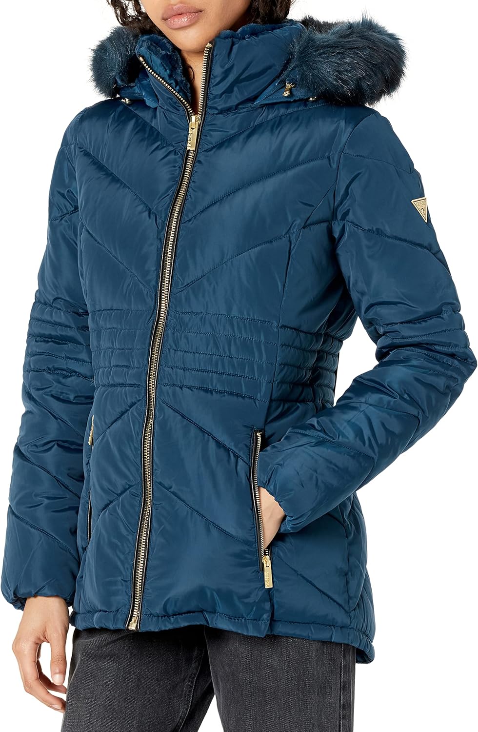Куртка пуховик Guess Women's Midweight, Short Puffer Deep Sea
Куртка пуховик Guess Women's Midweight, Short Puffer Deep Sea