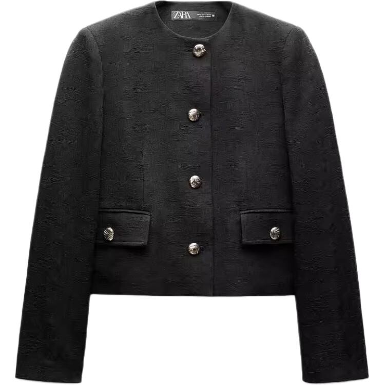 Деловой пиджак женский черный Zara
Деловой пиджак женский черный Zara