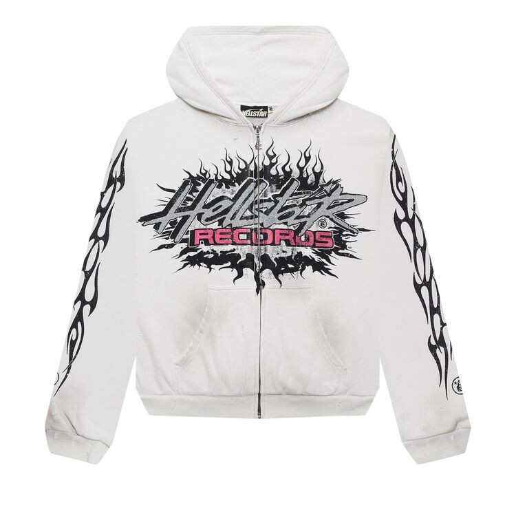 Худи Hellstar Records Glitter Zip Up Hoodie White, белый
Худи Hellstar Records Glitter Zip Up Hoodie White, белый