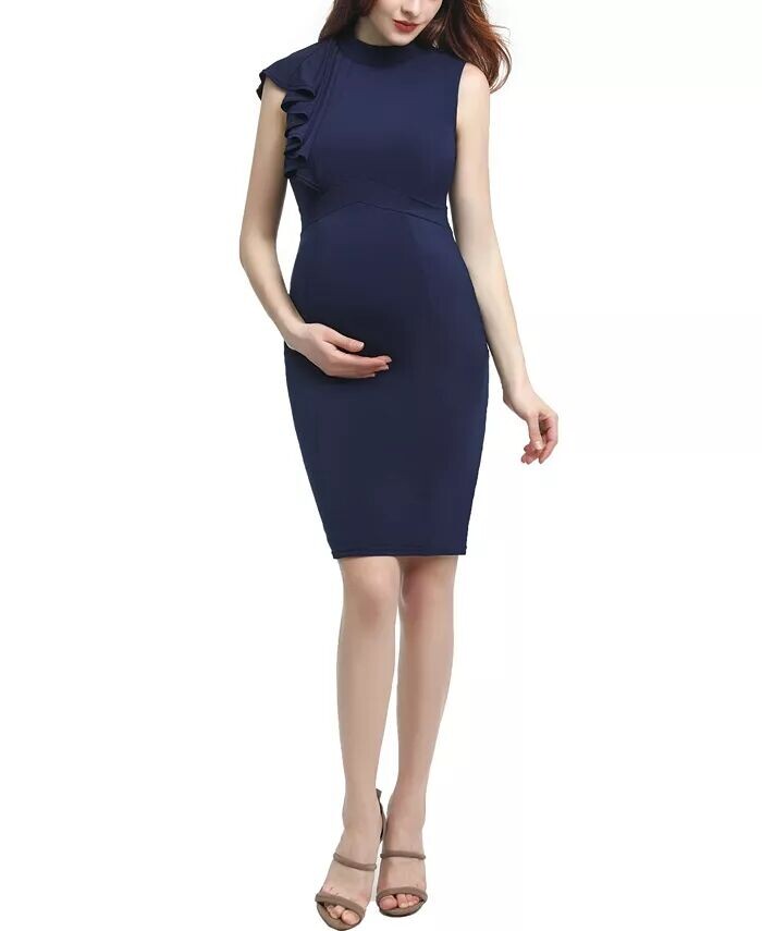 Платье-футляр с оборками для беременных kimi + kai, синий
Платье-футляр с оборками для беременных kimi + kai, синий