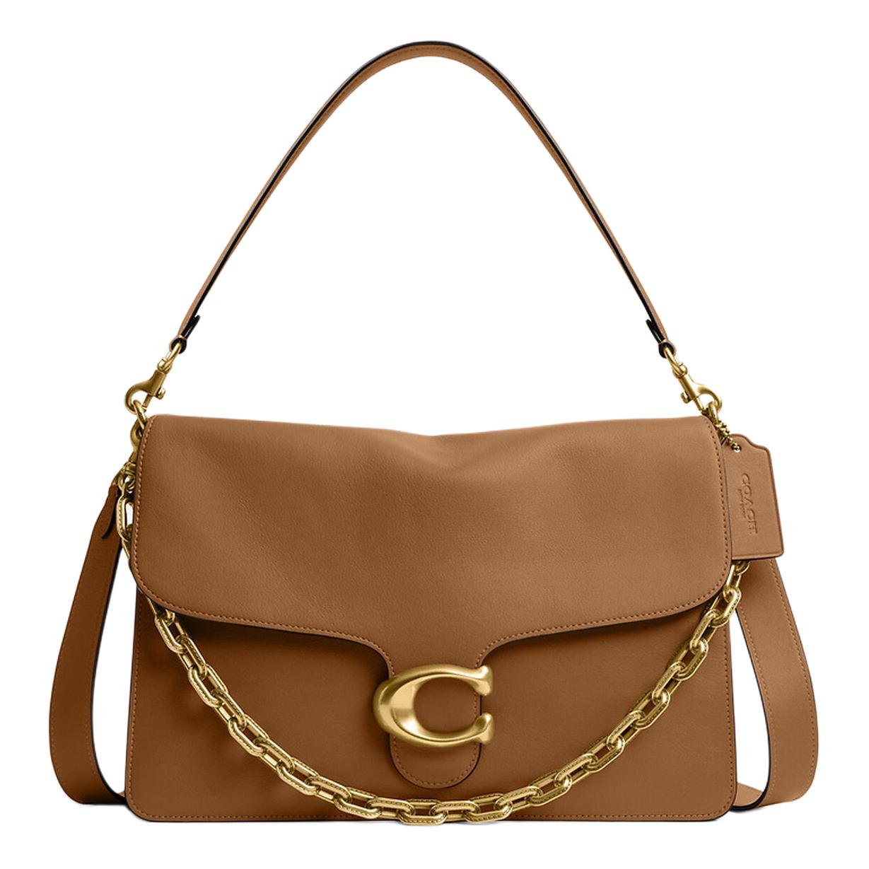 COACH Кожаная сумка кроссбоди через плечо Tubas женская медово-коричневая
COACH Кожаная сумка кроссбоди через плечо Tubas женская медово-коричневая