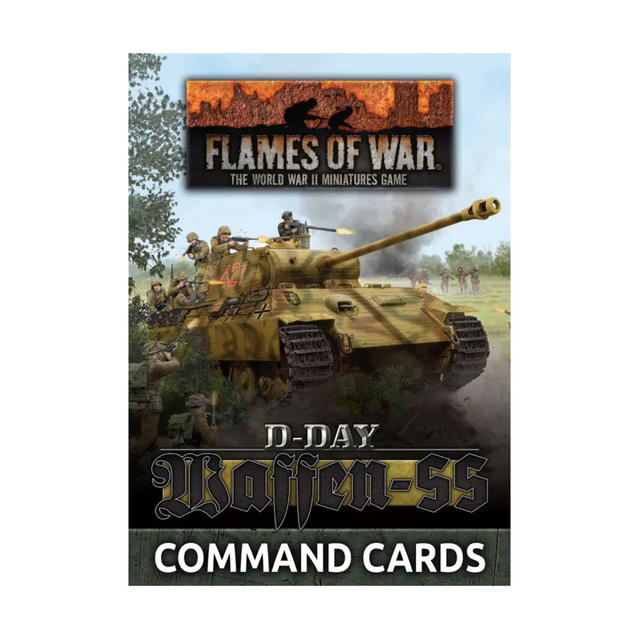 День «Д» — командные карточки Ваффен-СС, Flames of War - WWII - Core Rules & Assorted (4th Edition) 
День «Д» — командные карточки Ваффен-СС, Flames of War - WWII - Core Rules & Assorted (4th Edition)
