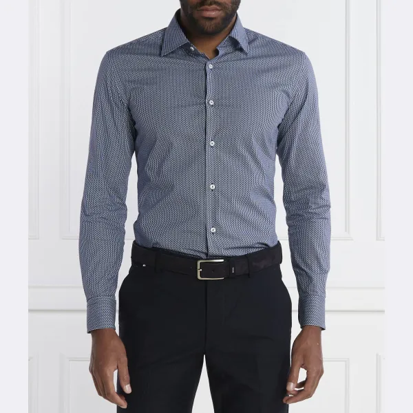 Рубашка узкого кроя h-hank-kent Boss, синий
Рубашка узкого кроя h-hank-kent Boss, синий