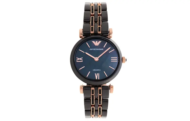Наручные часы с кварцевым механизмом Керамический браслет из нержавеющей стали Черный циферблат Женские часы AR70005 EMPORIO ARMANI
Наручные часы с кварцевым механизмом Керамический браслет из нержавеющей стали Черный циферблат Женские часы AR70005 EMPORIO ARMANI