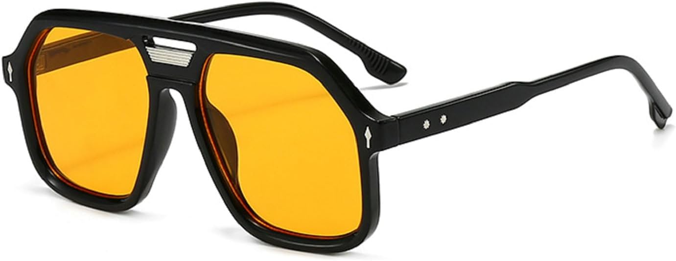 Ретро солнцезащитные очки для женщин, модные градиентные оттенки, защита от УФ-излучения UV400, мужские панк-очки, сине-зеленые солнцезащитные очки Melrose, Black Yellow
Ретро солнцезащитные очки для женщин, модные градиентные оттенки, защита от УФ-излучения UV400, мужские панк-очки, сине-зеленые солнцезащитные очки Melrose, Black Yellow