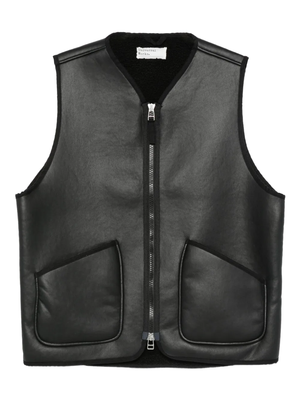 Жилет с карманом на молнии спереди Universal Works, черный
Жилет с карманом на молнии спереди Universal Works, черный