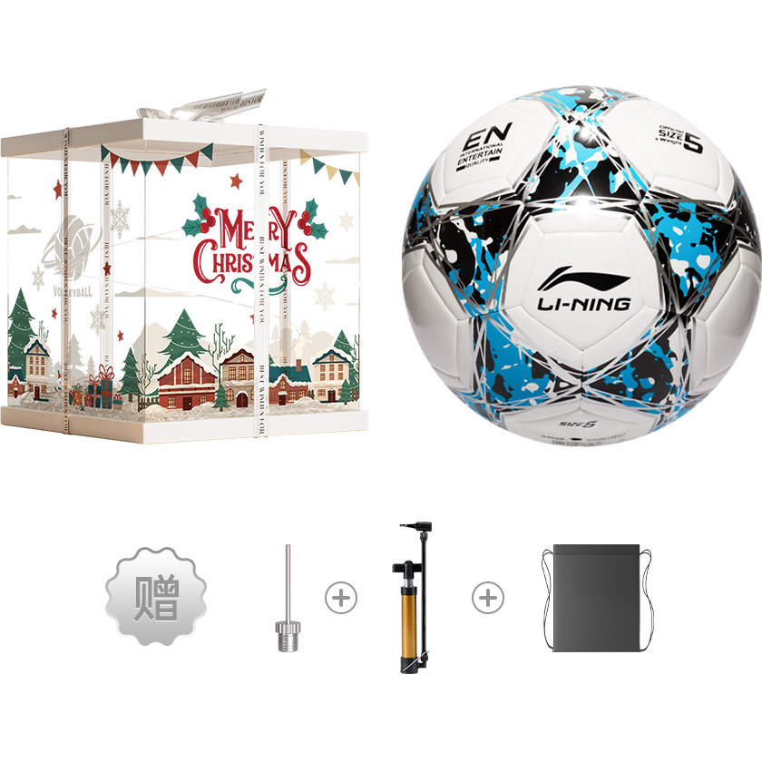 LINING Размер 5 футбольный мяч TPU машинной строчки унисекс blue/black/white
LINING Размер 5 футбольный мяч TPU машинной строчки унисекс blue/black/white