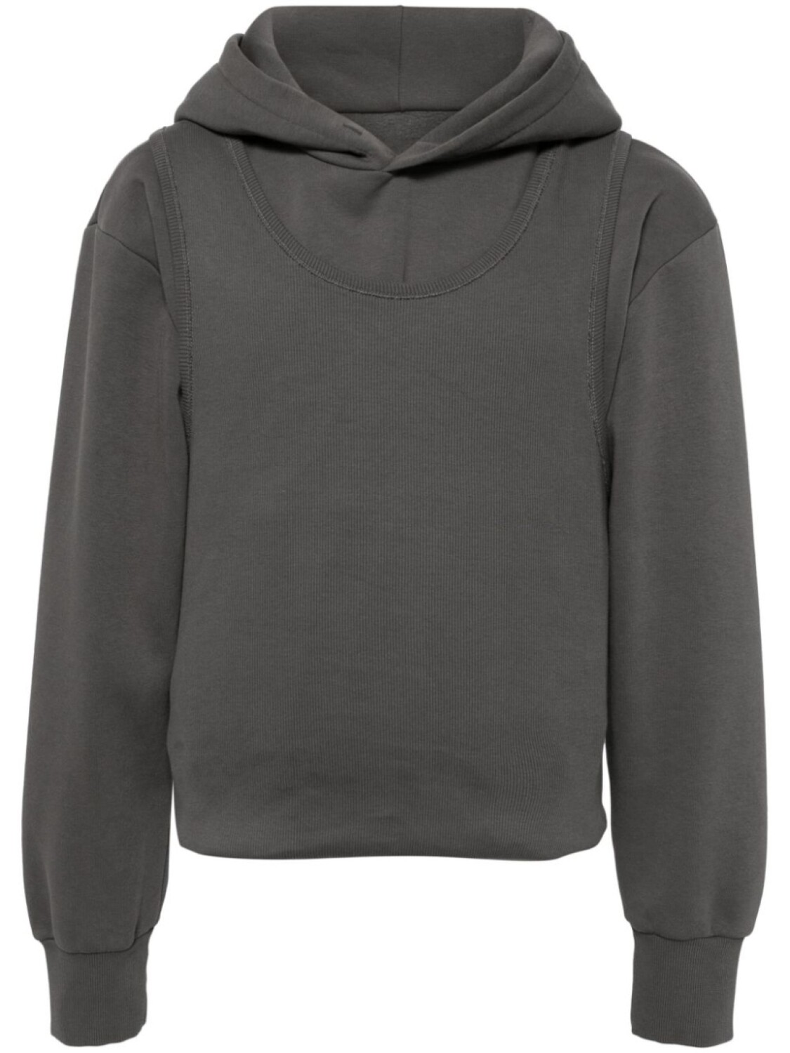 MM6 Maison Margiela худи с нашивкой, серый
MM6 Maison Margiela худи с нашивкой, серый