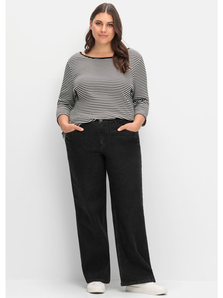 Джинсы sheego, черный деним
Джинсы sheego, черный деним