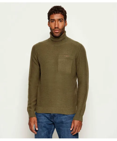 Водолазка Regular fit Aeronautica Militare, зеленый
Водолазка Regular fit Aeronautica Militare, зеленый