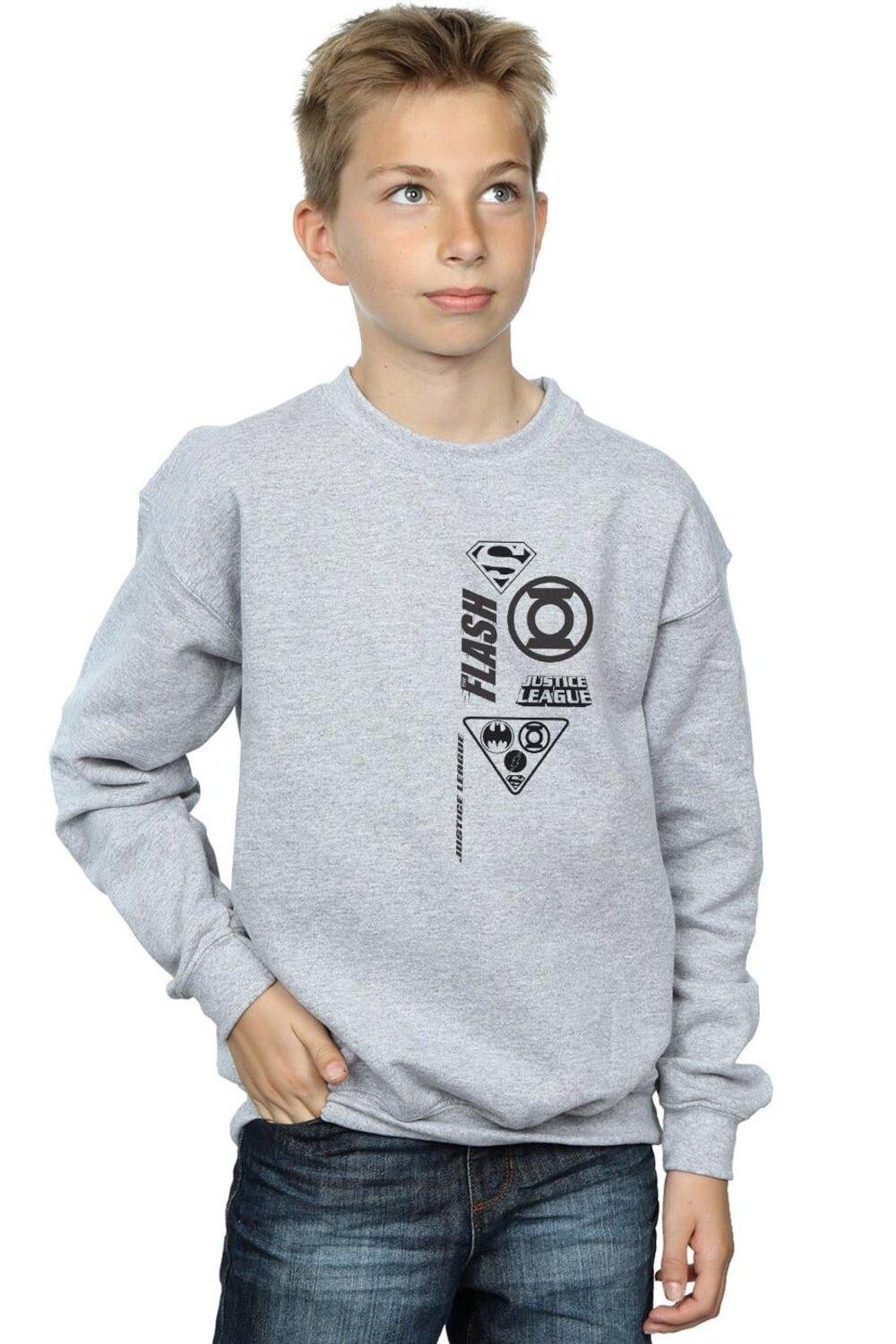 Толстовка с изображением груди Лиги справедливости DC Comics, серый
Толстовка с изображением груди Лиги справедливости DC Comics, серый