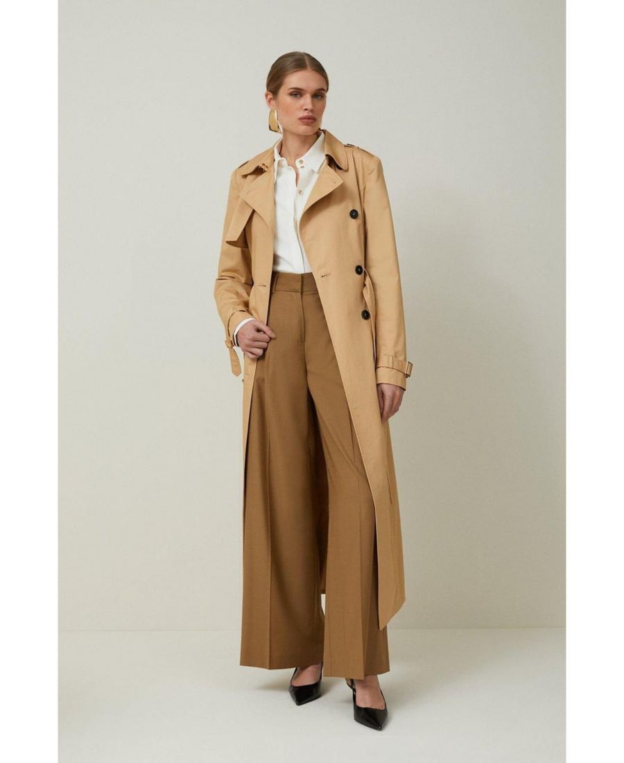 Женский классический тренч с поясом Karen Millen, Camel
Женский классический тренч с поясом Karen Millen, Camel