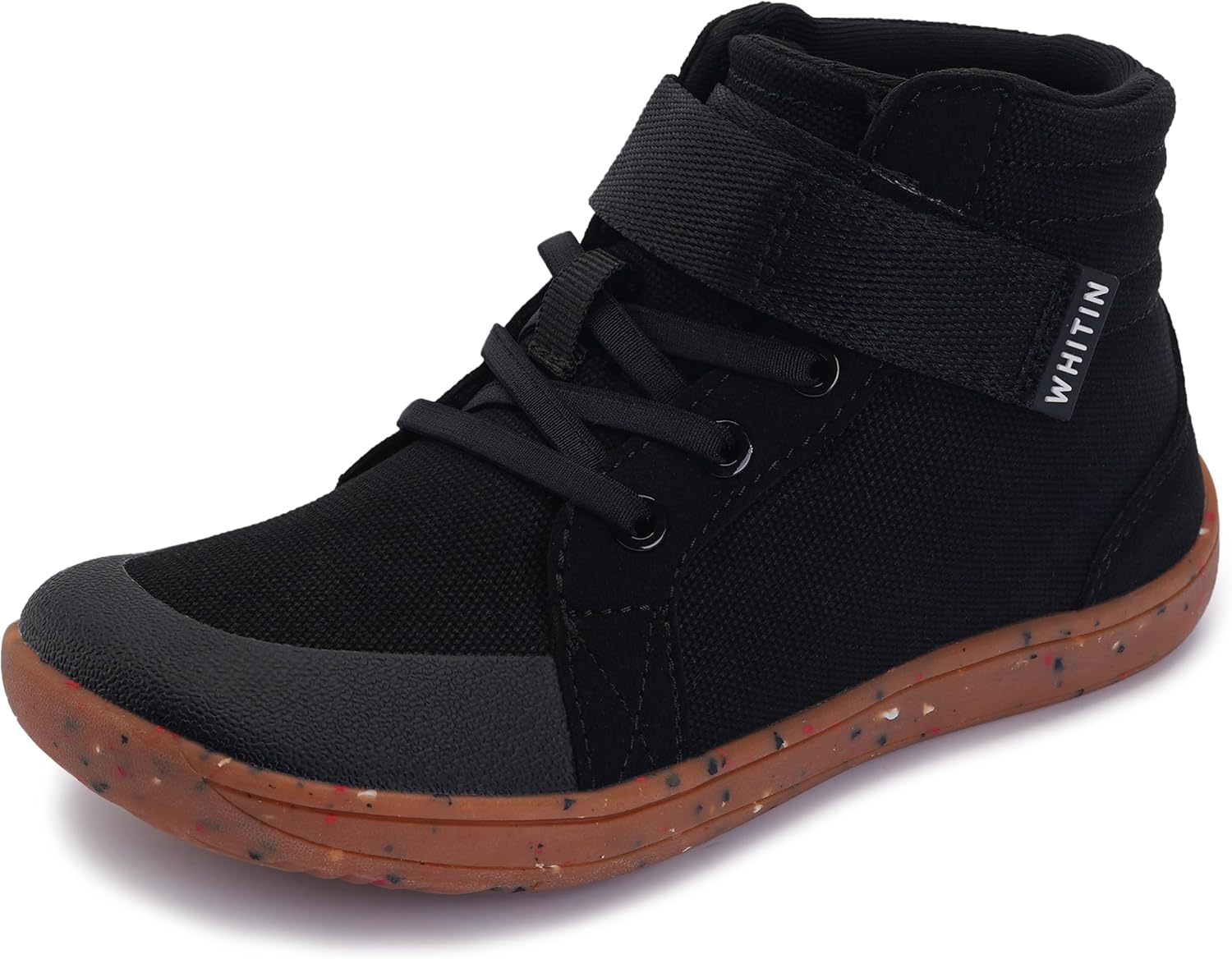 Детские кроссовки WHITIN с широким верхом и высокой подошвой, Минималистичные кроссовки в уличном стиле для мальчиков и девочек, Естественная и здоровая посадка, черный
Детские кроссовки WHITIN с широким верхом и высокой подошвой, Минималистичные кроссовки в уличном стиле для мальчиков и девочек, Естественная и здоровая посадка, черный