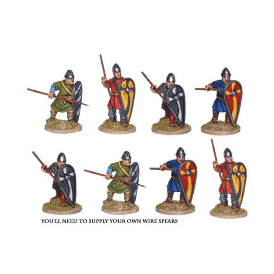 Нормандские копейщики без доспехов, Historical Miniatures - Dark Ages - Normans (28mm) (Crusader Miniatures)
Нормандские копейщики без доспехов, Historical Miniatures - Dark Ages - Normans (28mm) (Crusader Miniatures)