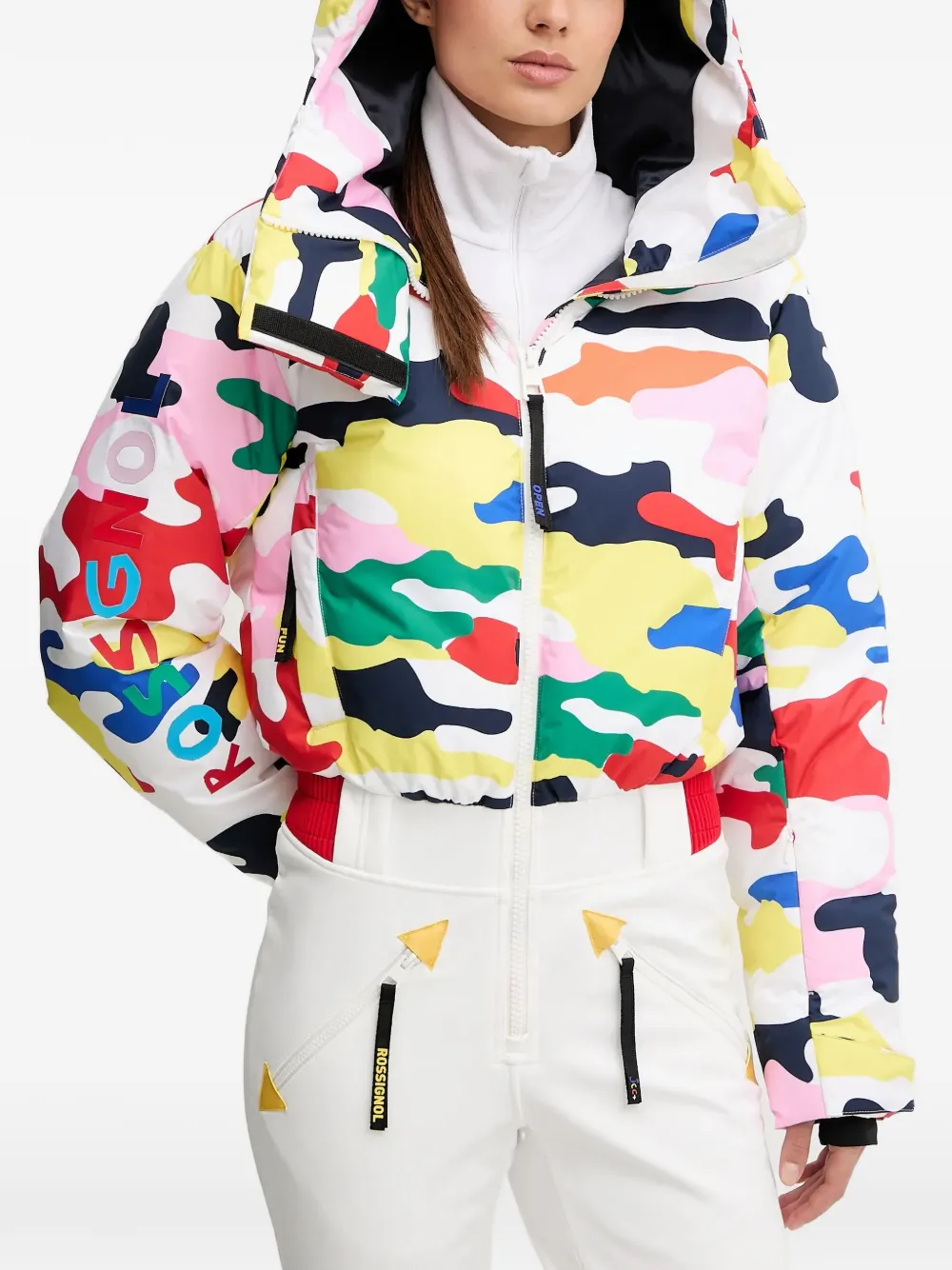 Лыжный комбинезон с капюшоном из коллаборации с JCC Sublim Rossignol, белый
Лыжный комбинезон с капюшоном из коллаборации с JCC Sublim Rossignol, белый