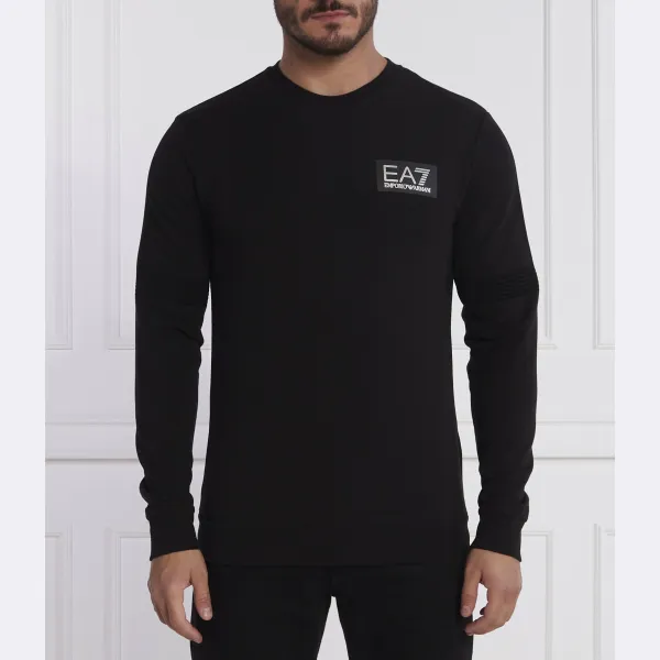Толстовка обычного кроя Ea7, черный 
Толстовка обычного кроя Ea7, черный