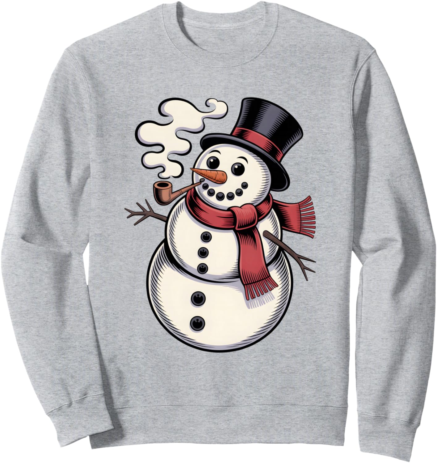 Ретро-стиль, винтажная толстовка с изображением снеговика для зимнего рождественского праздника Snowman Gifts For Snowmen Lovers, серый
Ретро-стиль, винтажная толстовка с изображением снеговика для зимнего рождественского праздника Snowman Gifts For Snowmen Lovers, серый