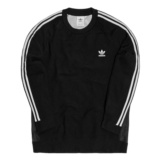 Толстовка adidas originals 3 Stripes Knit Crew Black White, черный
Толстовка adidas originals 3 Stripes Knit Crew Black White, черный