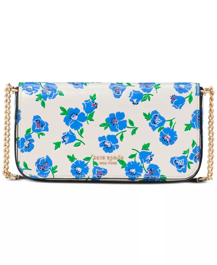 Женский кошелек Devin Flap с цепочкой kate spade new york, коричневый/бежевый 
Женский кошелек Devin Flap с цепочкой kate spade new york, коричневый/бежевый