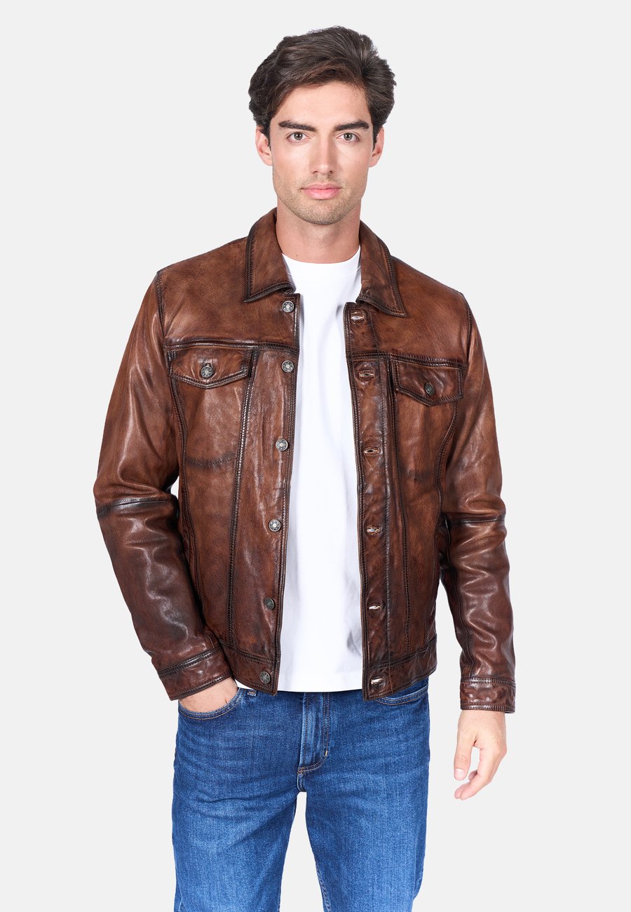 Куртка Freaky Nation Leather jacket, Saddle/Brown
Куртка Freaky Nation Leather jacket, Saddle/Brown