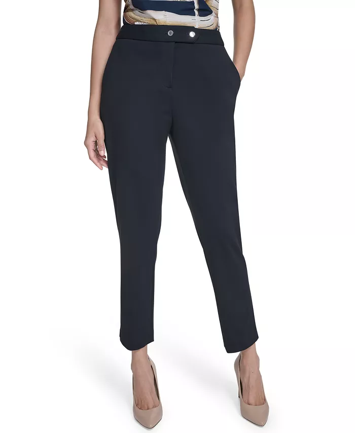 Женские брюки-понте прямого кроя до щиколотки Calvin Klein, синий
Женские брюки-понте прямого кроя до щиколотки Calvin Klein, синий