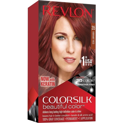 Colorsilk Beautiful Краска для волос 35 Яркий красный 1 шт Revlon
Colorsilk Beautiful Краска для волос 35 Яркий красный 1 шт Revlon